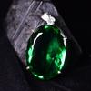 Natural 120.65 Ct Oval Cut Topaz CERTIFEID 925 Sterling Silver Green Pendant MY.PD-333-NS
