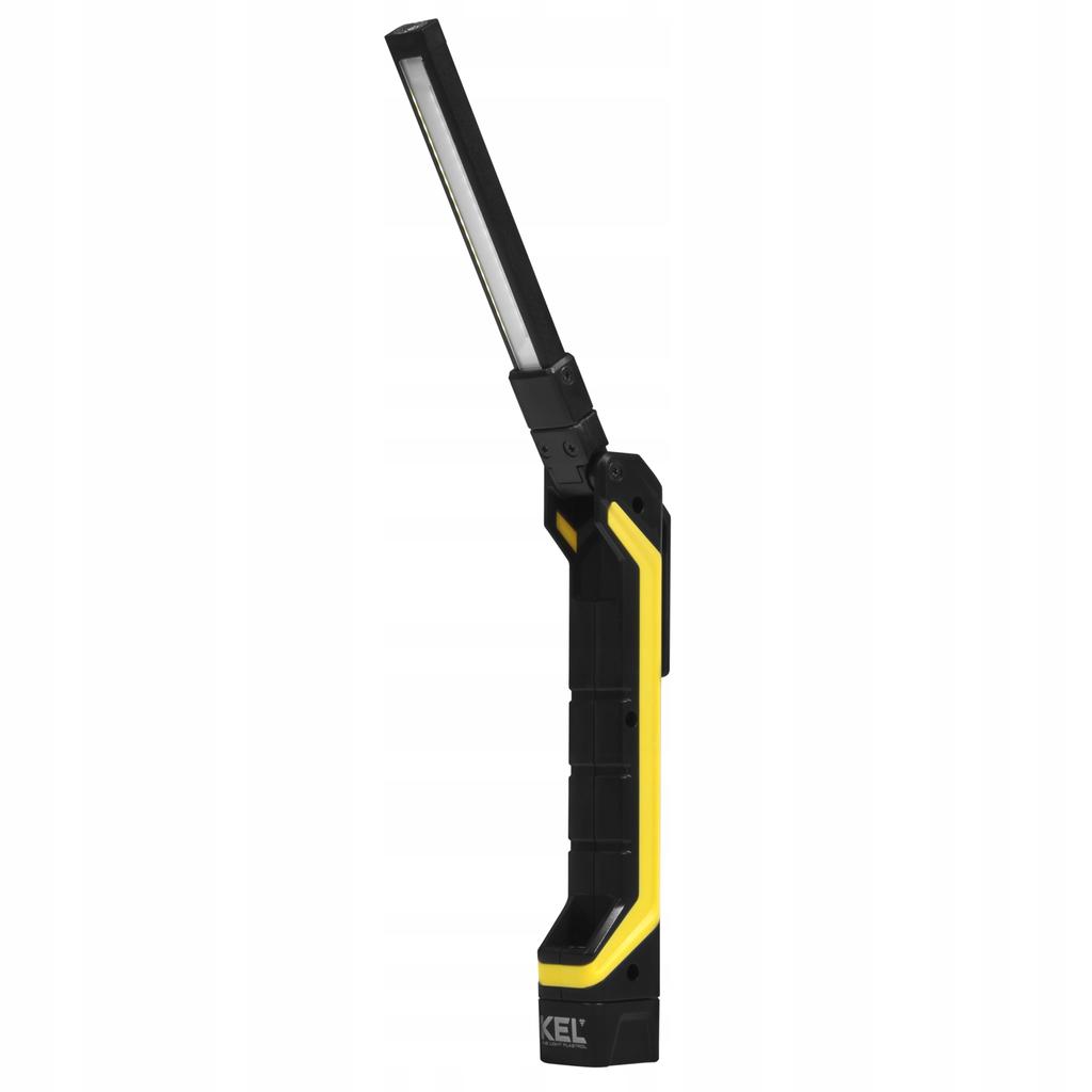 Battery-powered LED Workshop Flashlight with Hook 3*Aaa 2W