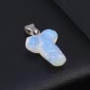 1 pezzo di ciondolo di cristallo curativo Reiki, incisione di cristallo a forma di pene, ciondoli in pietra naturale per la creazione di gioielli fai da te, accessori per collane, regalo per donne, 23x16 mm