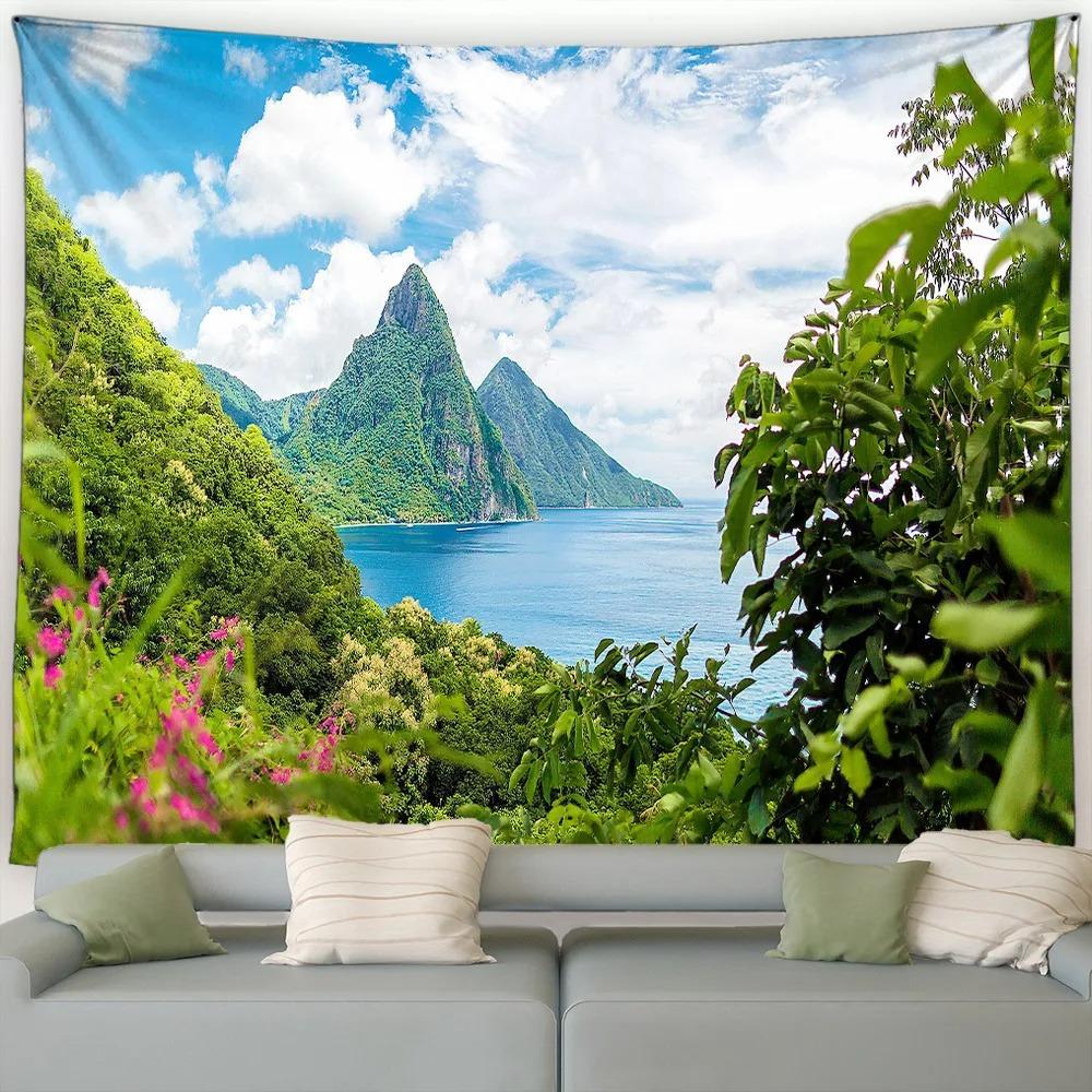 

Цветок Растение Сад Гобелен Спальня Гостиная Гобелен Украшения Дома Стены Гобелен 230x150cm