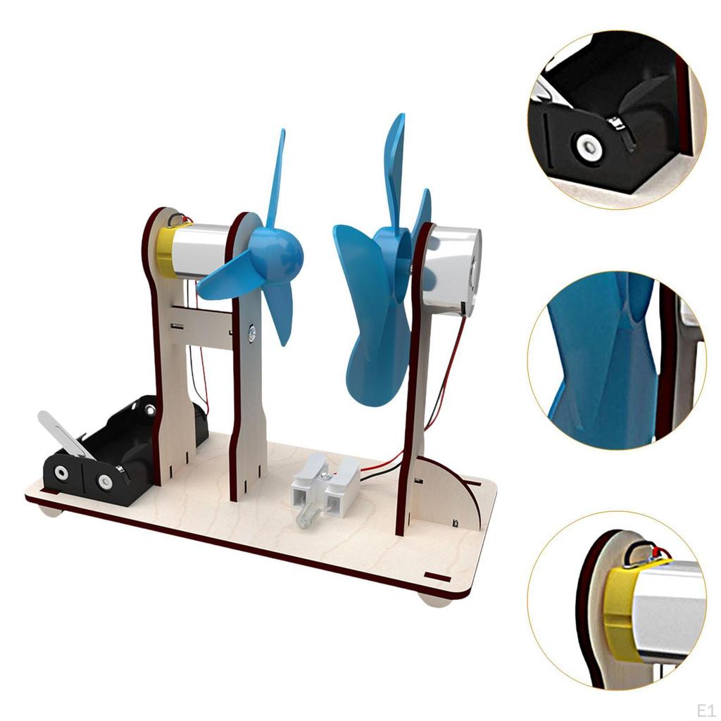 Electricity Power Generator Model Wooden Stem Models Building Toys Project DIY Educational