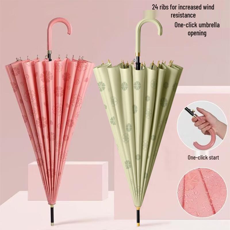 Nanqiao 24-Rib Water-Activated Flower Windproof Double Umbrella