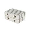 Rectangular Countersunk NdFeB Magnet Sheet with Hole