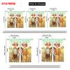 2pcs   plane printing Popular Curtain Panels Enchanting Grandparents1 Versatile 100% Polyester (without rod) Versatile All
