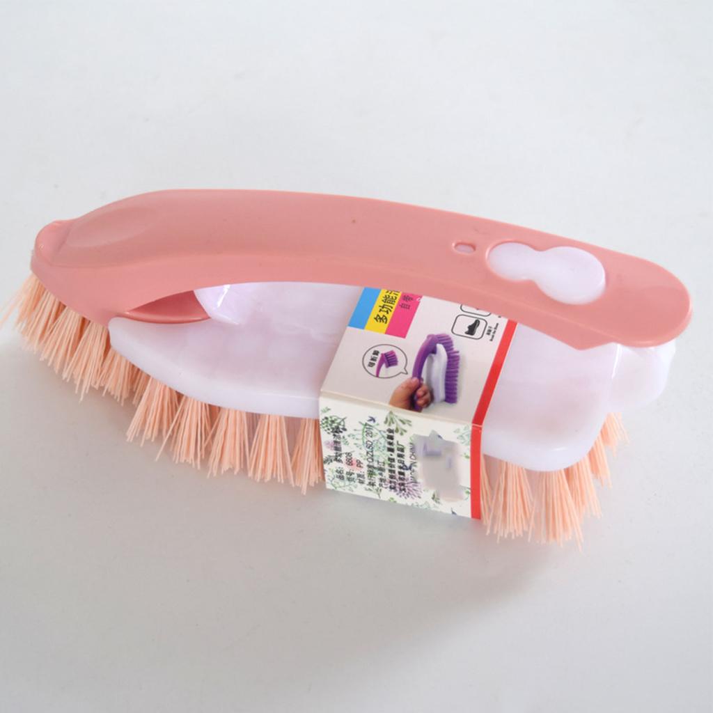 2 in 1 Cleaning Brush Multifunctional Handheld Removable Scrubbing Brush Gaps Brush Scrubber Shoe Brush