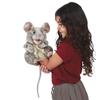Folkmanis Gray Mouse Hand Puppet. Gray, Brown, Beige. One Size.