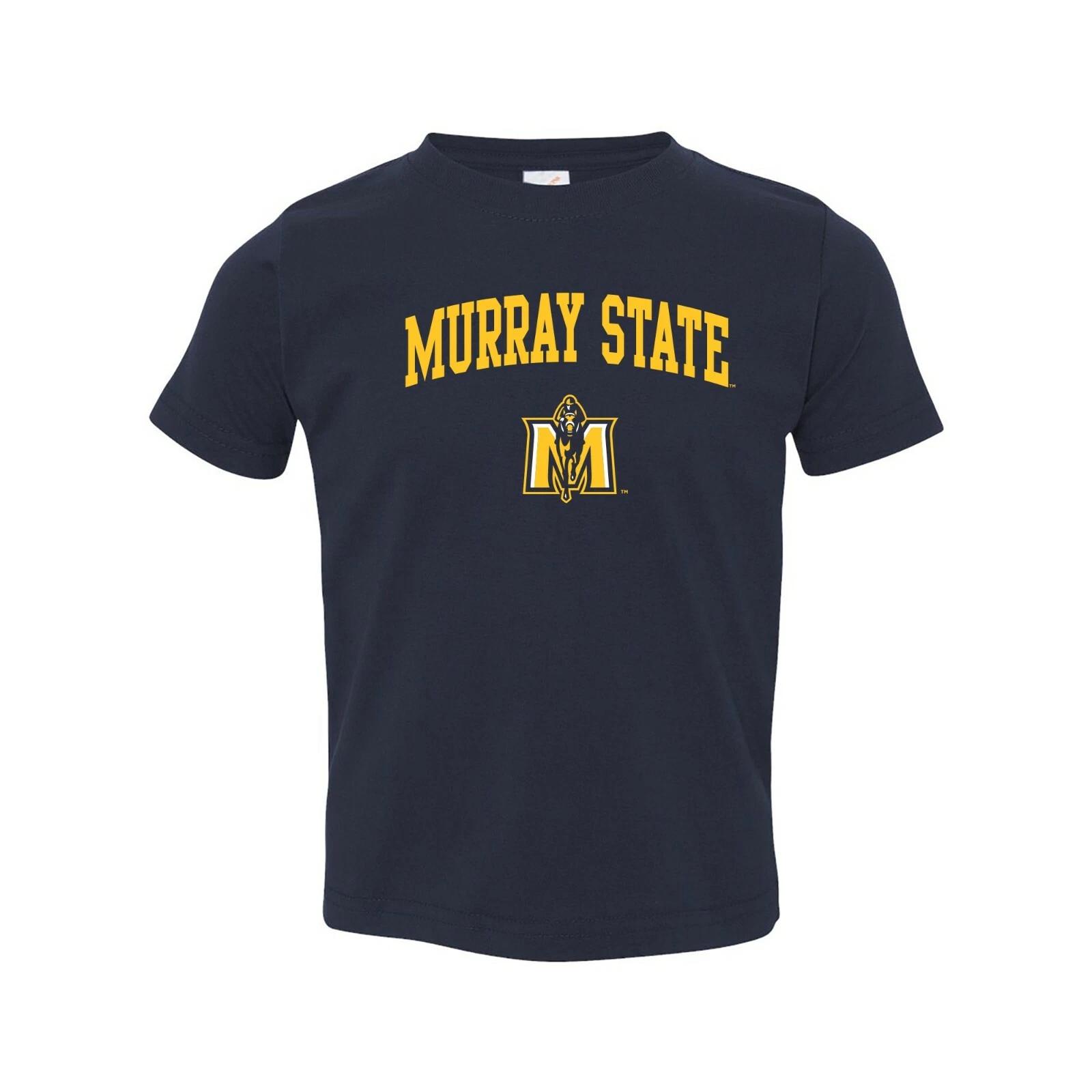 Murray State Racers Arch Logo University Team Sports Toddler T-Shirt - Navy L