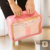 6-piece Travel Organizer; Large Storage for Suitcase, Perfect for Clothes, Shoes and Makeup
