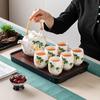 Chinese Knot Handle Ceramic Tea Set