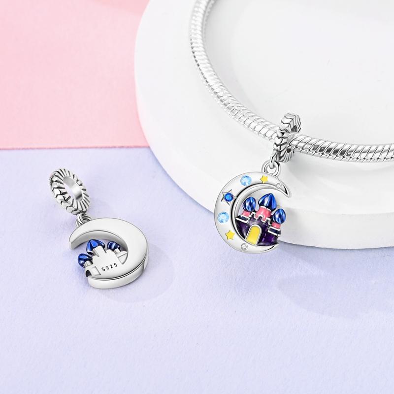 Charm 925 Silver Beads Pendant Magic Cube Butterfly Cat Dangle Fit Original Bracelet Necklace Charms Jewelry Gift