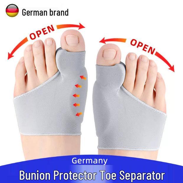 SEBS Bunion Corrector & Metatarsal Pad for Day/Night Use - Toe Separator & Protector Sleeve