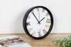 Matakoko315 Wall Stylish and Cute Wall Interior Sweep Continuous Second Easy To Living Stylish Analog Cat Popular Clock, Cat/Kitten Design, Clock,