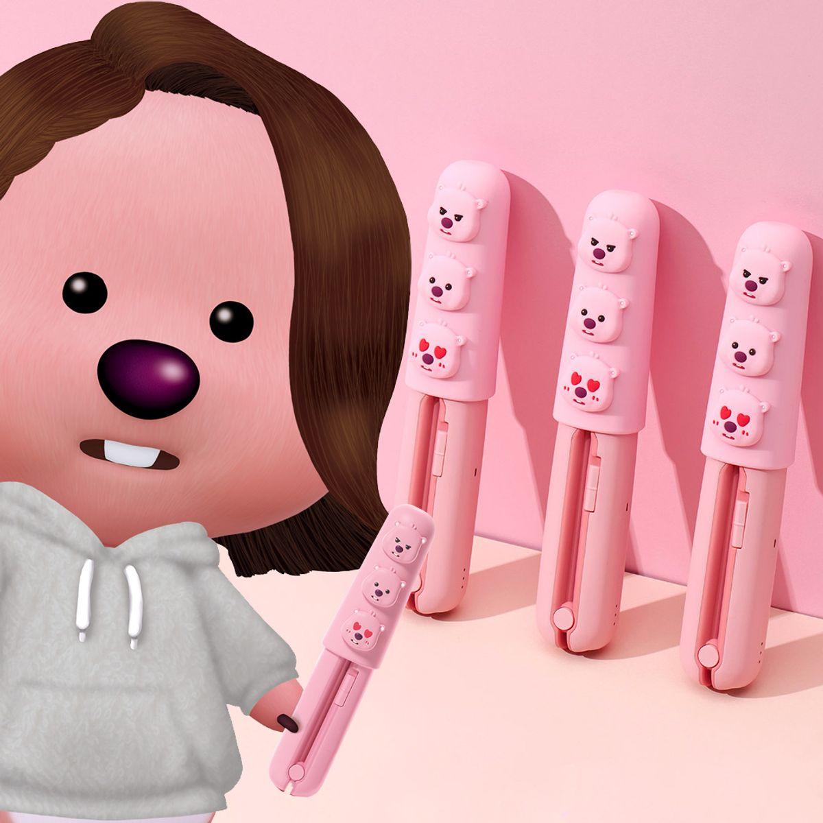 Janmang Luffy Wireless Mini Hair Straightener