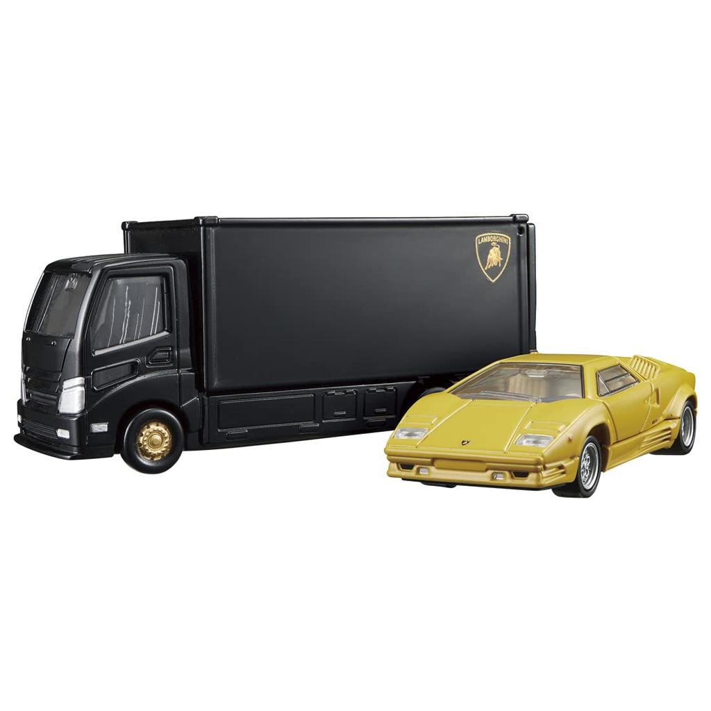 TAKARA TOMY Premium Tomica Transporter Lamborghini Countach 25th Mini car car toy 6 years old and over Toy safety standard passed ST mark