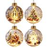 Weihnachtskugeln Warmes Licht Winter Saisonale Story Dekorationen Weihnachtsdekorationen für Feiertagsparty Zuhause Wohnzimmer Schlafsaal