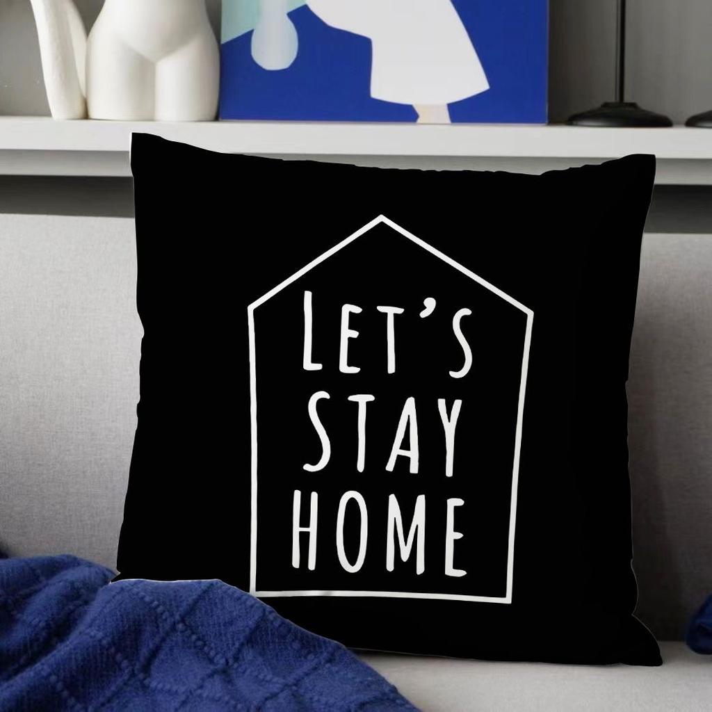Ins Nordic Geometry Black and White Pillowcase Light Luxury Home Sofa Cushion Cover Living Room Bedroom Pillow Cover