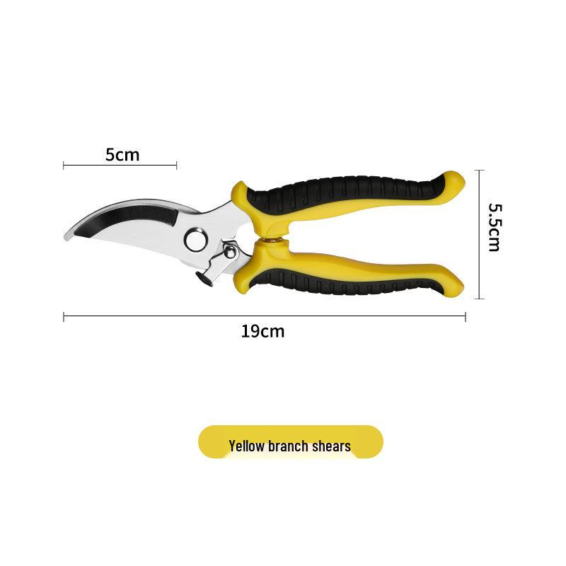 Stainless Steel Multi-Purpose Pruning Shears for Garden & Flower Arrangement
