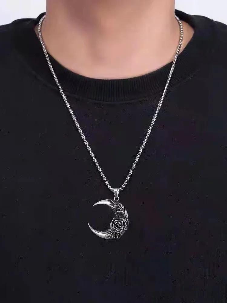 Collana in Acciaio Titanio, Catena Delicata e Dolce per la Clavicola