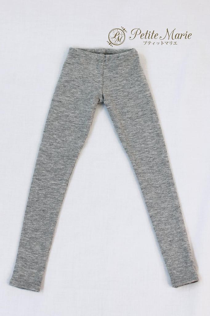 [Petite Marie] 13 DD Compatible 910 Length Leggings, Light Gray, Tights, Fitness Pants, Leggings, Daily Pants, Casual Pants, 60cm Doll, BJD, Doll