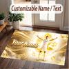 Custom Rug Jude Bellingham Pattern Print Name Text Soft Non‑Slip Floor Carpet for Home Indoor Decoration