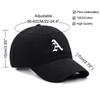 Old English Letters A-Z Embroidery Baseball Cap For Men Women Soft Cotton Fashion Dad Hats Adjustable Wholesale Dropshipping