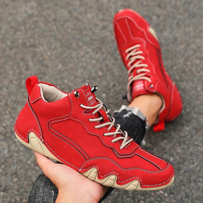 Men's Casual Shoes, Comfortable, High-end Leather, Fashionable, Casual, Loafers, Walking Sports Shoes, Facon Designer Shoes 2025