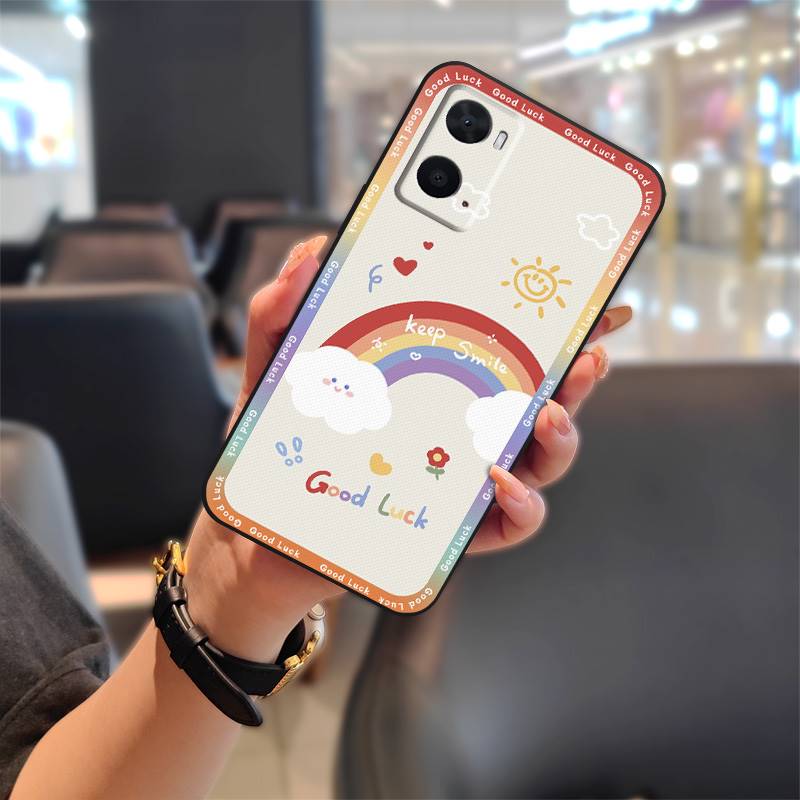 Fashion Design Shockproof Phone Case For OPPO A36 4G/A76 4G Cover Back Cover Waterproof Cute Durable Dirt-resistant TPU