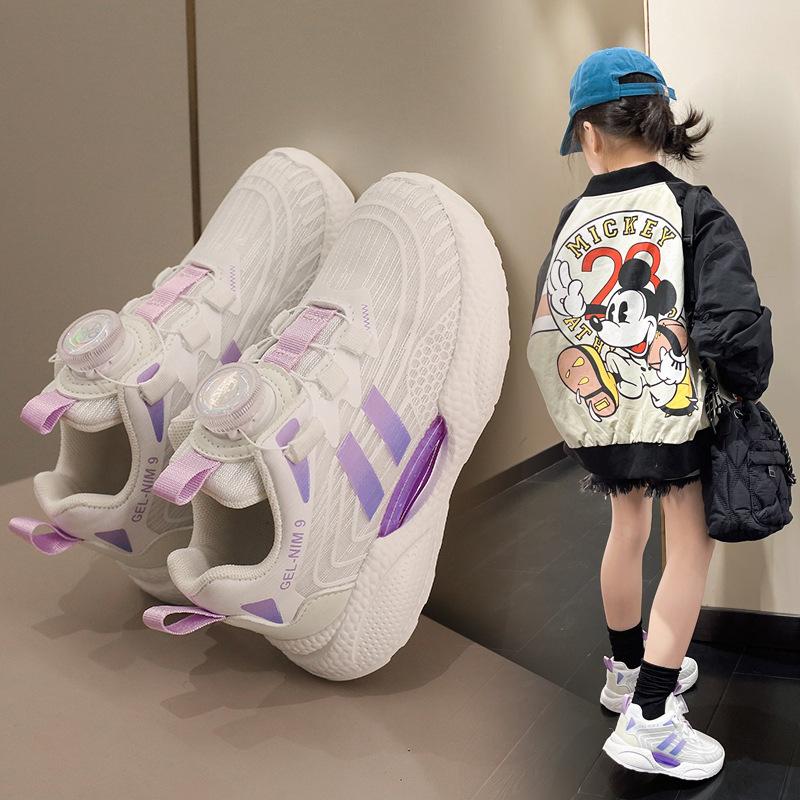 Çocuk koşu ayakkabıları moda hafif erkek spor ayakkabılar nefes örgü Tenis okul ayakkabısı erkek çocuklar için spor ayakkabı