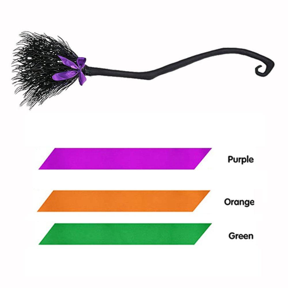 Halloween Witch Broom, Wizard Witch Flying Broomstick , Witch Halloween Broom Props, For Cosplay Costume Party Decoration