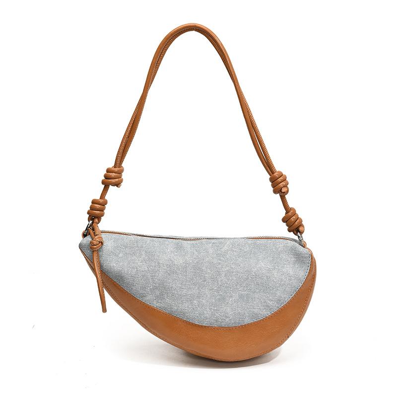 Premium Texture Bag Women's Large Capacity New Casual Niche Design Shoulder Messenger Bag Commuter Dumpling Bag