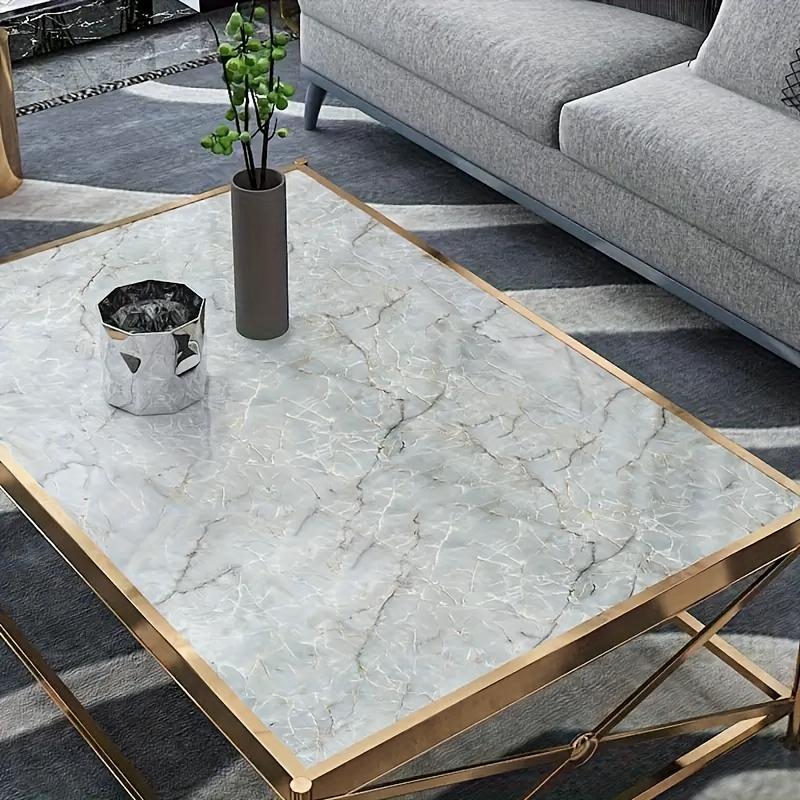 1ks Vodotěsné samolepky na zeď proměňte svůj mramorový vzor – odolné proti oleji, samolepicí a perfektní pro renovaci koupelen a nábytku v kuchyni!