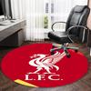 1pc L-Liverpool  Carpet, Round Rug, Comfortable, Suitable for Entryways, Living Rooms, Office, And Bedrooms, Christmas Decoration