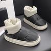 Couple Cotton Shoes Fashion Casual High Top Boot Winter Plush Warm Snow Boots Comfort Couple Home Cotton Shoe Winter Ankle Boots