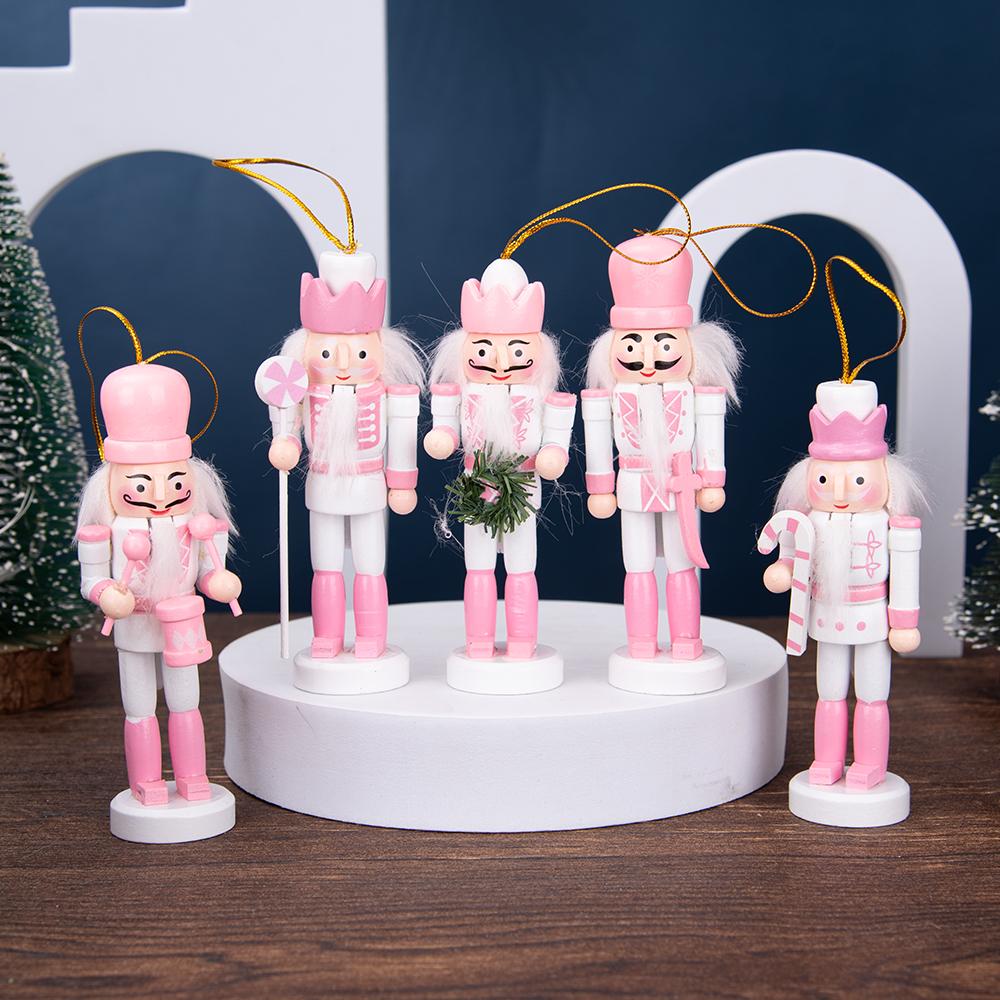 Rosa & Weiß Süßigkeiten Nussknacker Schmuckset