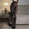 Sexy Women Seamless Deep Crotch Pantyhose Velvet Autumn Winter Legging Lycra Elastic Seethrough Shaping Ol Fashion Jk Ootd