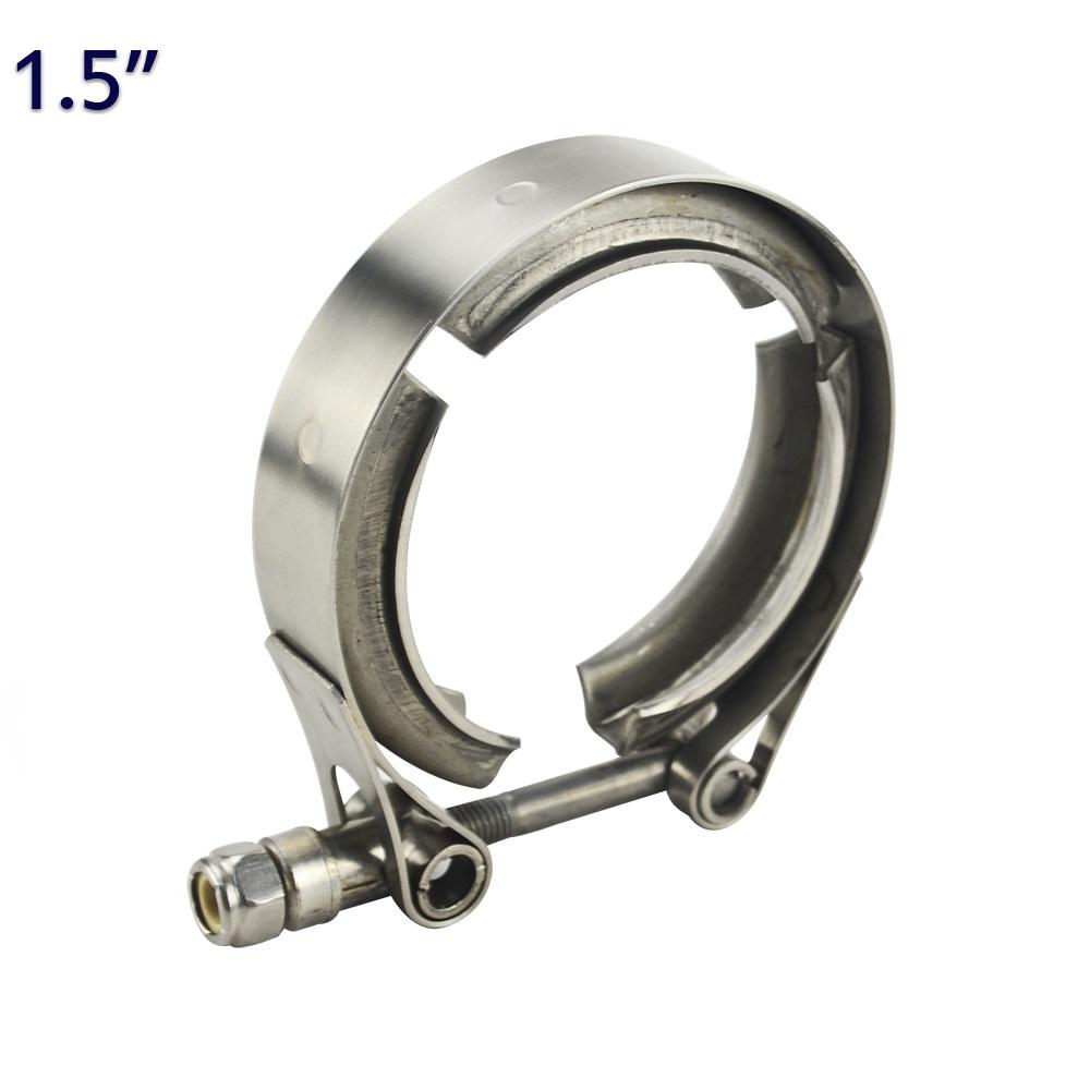 

ZUCZUG from 1.5 Inch to 6.0inch SS304 Anti-Rust Temperature Resistance Exhaust V Band Clamp (Clamp Only, NO Flange Included) 1.5inch
