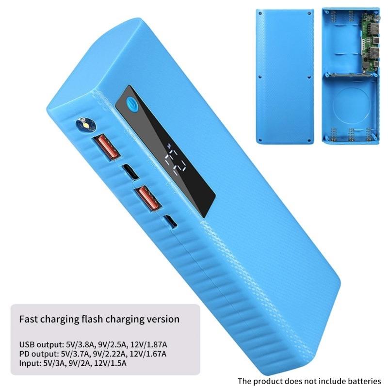 5 Slot 21700 Mobile Battery Removable Battery Compartment Not Welding Required Various Device Charging Solution