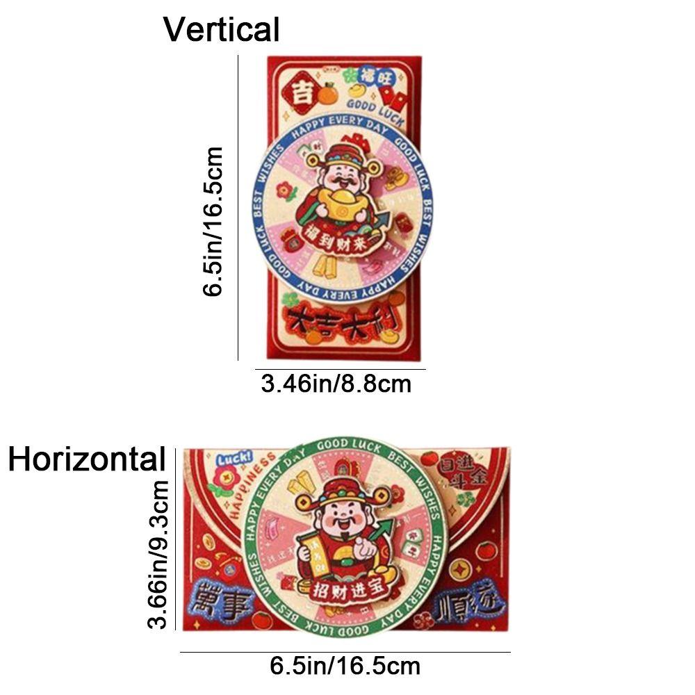 Paper 2026 Horse Year Red Envelope Cartoon Design New Year Money Envelope  Kids Gifting