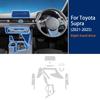 Car Interior Film Car Dashboard Shift Center Console Screen Anti-scratch Transparent TPU PPF Film For Toyota Supra GR 2021-2025