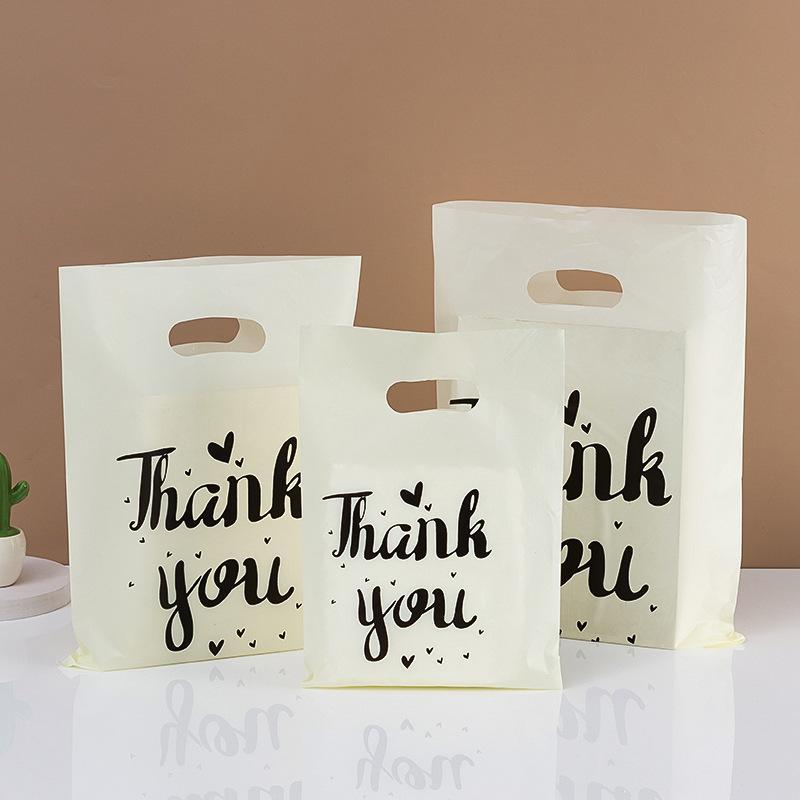 100 Pezzi Borsa Tote di Alta Qualità "Grazie" per Festa, Laurea, Souvenir, Regalo di Natale