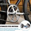 Tornillo de Fijación de Biela Hexagonal para Bicicleta con Tapa Tornillo de Pedalier sin Tapa para Eje de Bicicleta de Carretera Pedalier Cuadrado