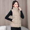 Middle-aged Mother Cotton Vest Fattened Plus Size Thickened Autumn and Winter Casual Women's Vest Jacket Vest Warm Cotton-padded Clothes