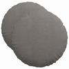 Seat Cushion 2 Pcs Light Grey Ø50 X 19 Cm Cord Fabric