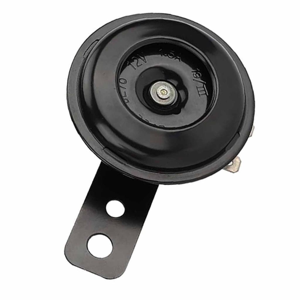 LIKENNY Electric Motorcycle Horn, Car Horn, 12 V, 105 dB, Universal Use, Round Round,