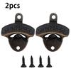 Zinc Alloy Wall Bottle Opener Beer Retro Alloy Wall Mounted  Beer Bottle Opener Kitchen Decor KPQ005