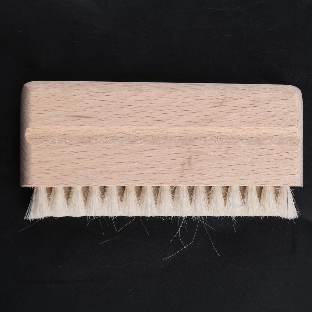 Wooden Handle Brush Keyboard Brush Turntable CD Album Cartridge Clean Dust Removal Brush Wool for LP Vinyl Record