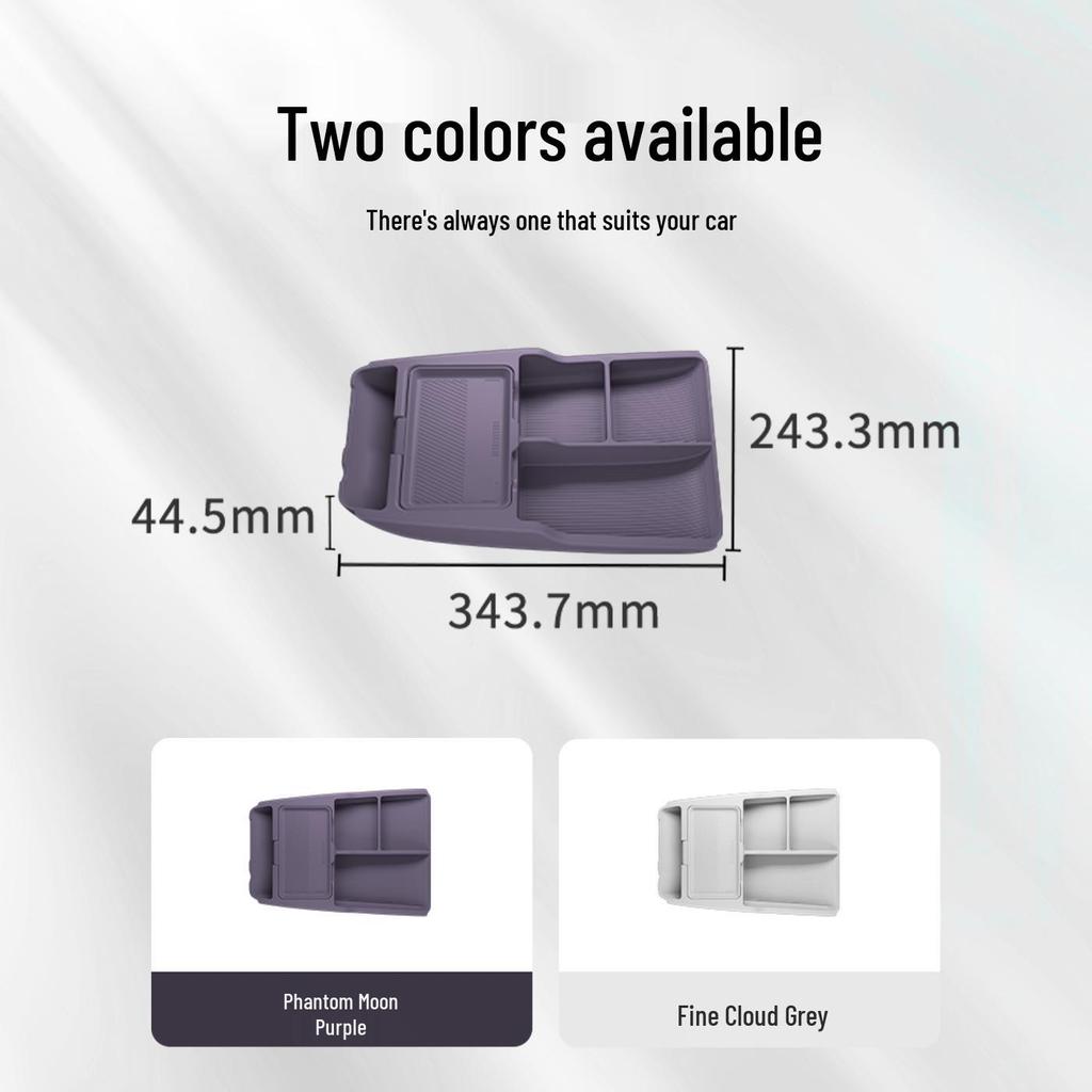 Lower Console Armrest Storage Box Organizer for Leapmotor B01 - Car Interior Accessory