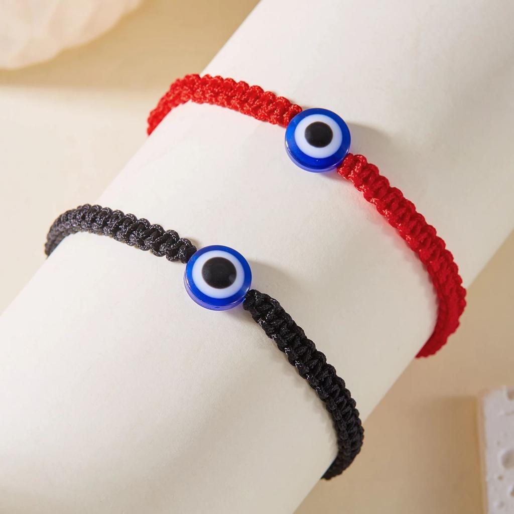New Design 10 Style Lucky Red Rope Blue Evil Eye Bracelets for Women Handmade Braided Couple Bracelets Amulet Friendship Jewelry