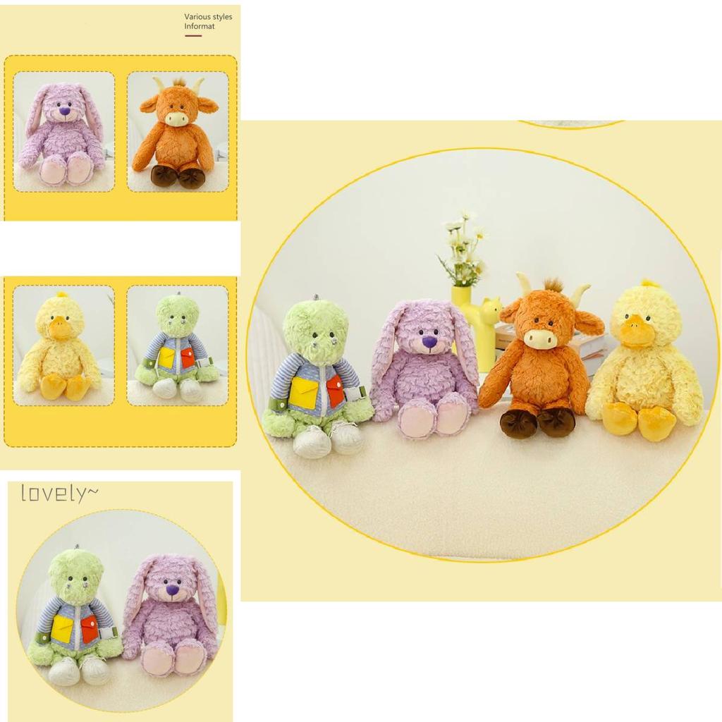 Adorable Bukaqi Plush Dinosaur Bunny Soft Cuddly Unicorn Doll For Girls Comfort