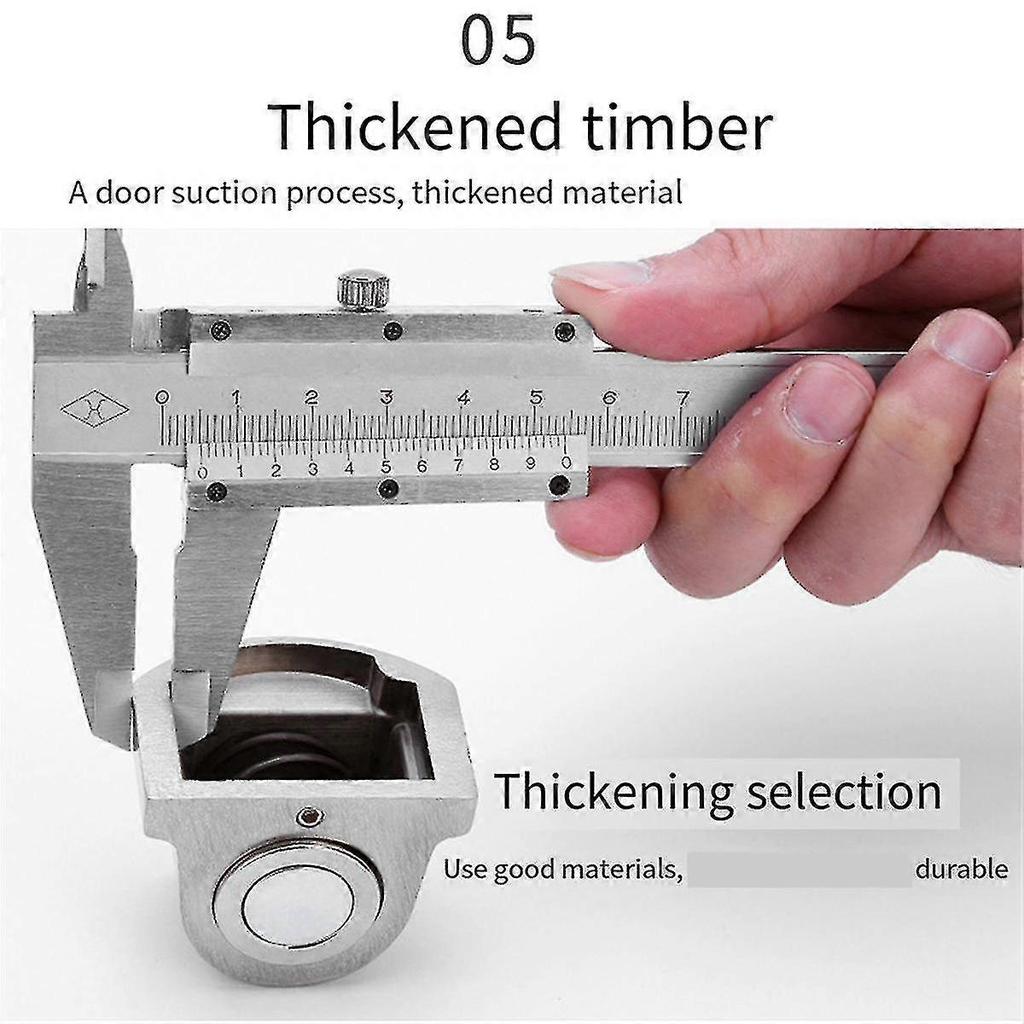 Glass Door Glass Door Suction Hole-free Strong Magnetic Suction Anti-collision Door Stopper Furnitu - MMIAO